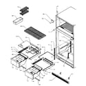 Amana TA18R3W-P1158307WW cabinet shelving diagram