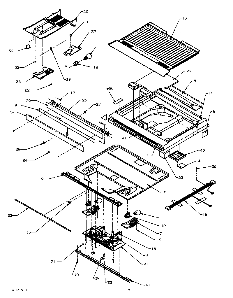 Amana TA18R3L-P1158307WL divider block diagram
