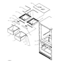 Amana BZ20RE-P1161501WE crisper compartment diagram