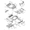 Amana TK18R3W-P1181710WW cabinet shelving diagram