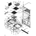 Amana TZ18R2G-P1181801WG cabinet shelving (tz22r3e/p1181601we) (tz22r3l/p1181601wl) (tz22r3w/p1181601ww) (tzi22r3e/p1182003we) (tzi22r3l/p1182003wl) (tzi22r3w/p1182003ww) diagram