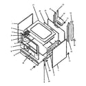 Amana SBP26ZZ-P1142376NL cabinet assembly diagram