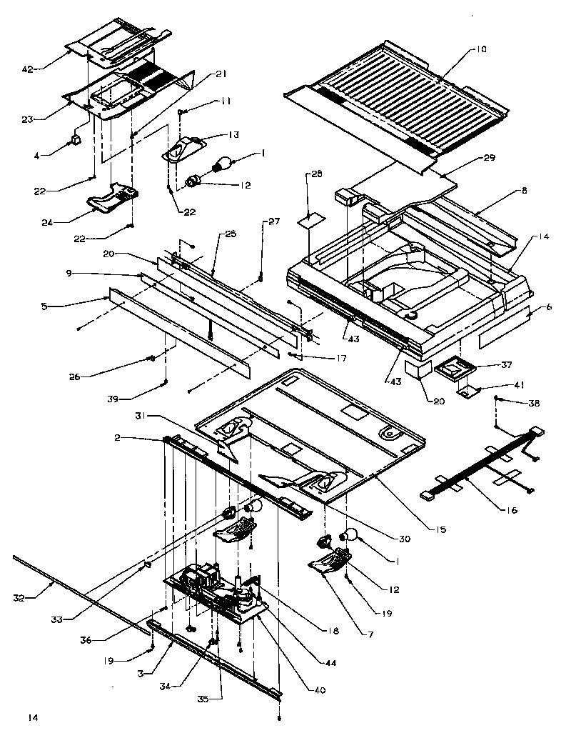 Amana TXI25R4W-P1185301WW divider block diagram
