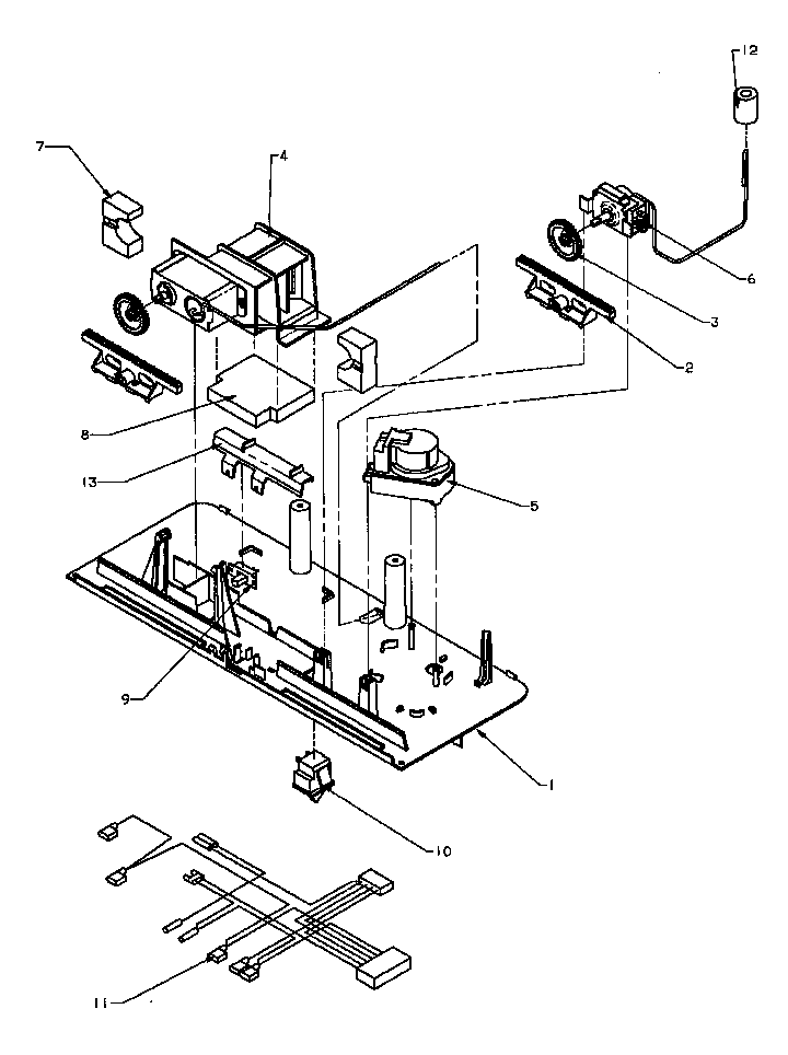 Amana TXI25R4W-P1185301WW control assembly diagram