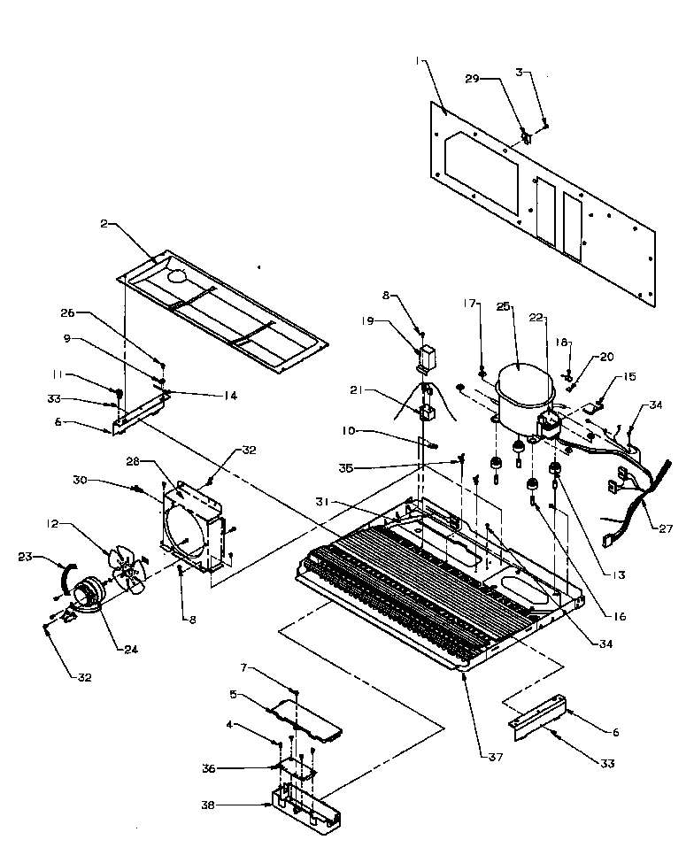 Amana SPD22NW-P1181306WW machine compartment (spd22nl/p1181306wl) (spd22nw/p1181306ww) diagram