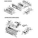 Modern Maid DDW950B/P1173810W control panel assembly diagram