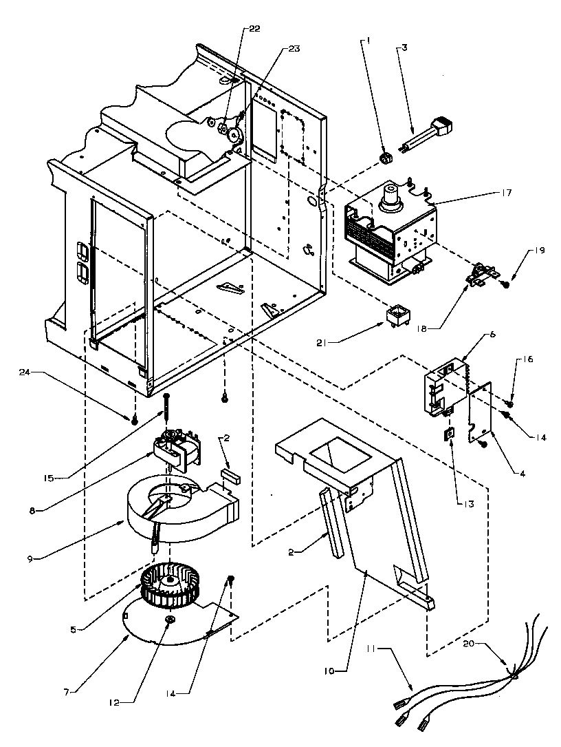 Amana CRSW459P/P1110415MV electrical parts & components diagram