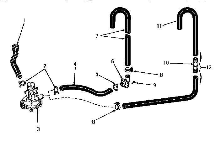 Speed Queen DA9000 drain diagram