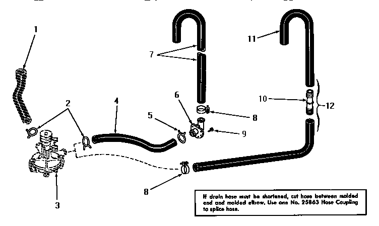 Speed Queen DA3691 drain diagram
