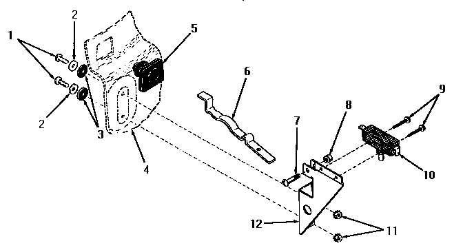 Speed Queen DA6201 door safety switch diagram