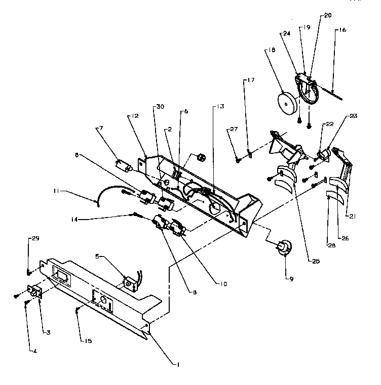 Amana SXD20Q2E-P1162508WE ice and water cavity diagram