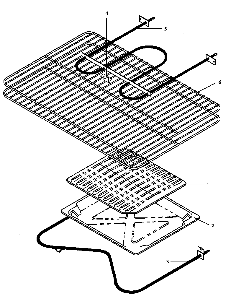 Amana CARR589L/P1142453NL oven components diagram