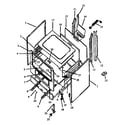 Caloric RBK22AA093M-P1142718NW cabinet assembly (rbk22aa093m/p1142718nw) (rbk22aa093m/p1142910nw) (rbk22aa093m/p1142944nw) (rbk24aa093m/p1142719nw) (rbk24aa093m/p1142748nw) (rbk24aa093m/p1142946nw) (rbk26aa093m/p1142720nw) (rbk26aa093m/p1142750nw) (rbk26aa093m/p1142947nw) diagram