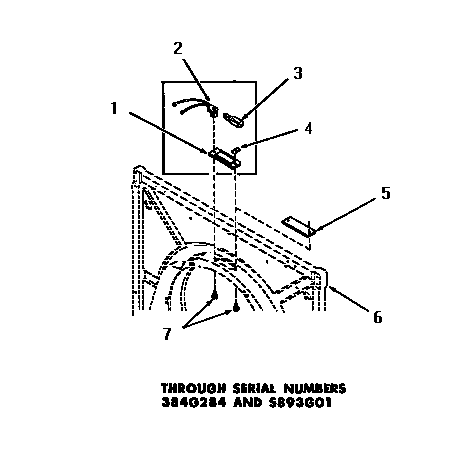 Speed Queen DG9031 drum light & cover plate diagram