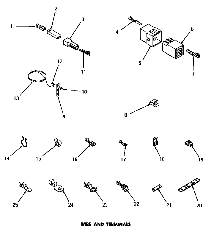 Speed Queen DG9031 wire & terminals diagram