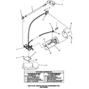 Speed Queen HG5009 gas valve, igniter & gas conversion kits diagram