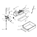 Amana IC3Q-P1110702W add-on ice maker assembly (ic3q/p1110702w) diagram