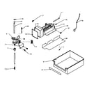 Amana IC2-P3647509W add-on ice maker assembly (ic3q/p1110702w) diagram