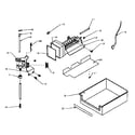 Amana IC3Q-P1110702W add-on ice maker assembly (ic3q/p1110703w) diagram