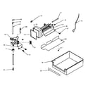 Amana IC2-P3647509W add-on ice maker assembly (ic3q/p1110703w) diagram