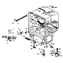 Modern Maid MDU500CW/P1188301W tub assembly diagram