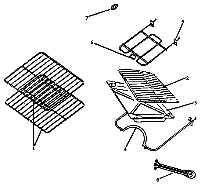 Caloric EBE24AA0CEH-P1142443N oven components diagram
