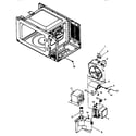 Amana M85T-P1154503M interior elec components diagram