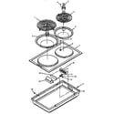Amana CC1CE/P1133346NE cooktop module diagram
