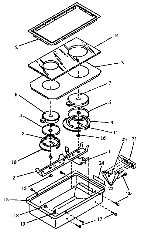 Amana AKM1C/P8554905S solid element module diagram