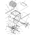 Amana BHA48TB002A/P1188106C blower assembly diagram