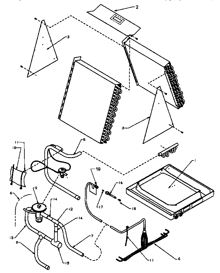 Amana BHA30FA002A/P1180303C "a" coil assembly diagram