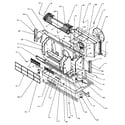 Amana PTC07425J/P1169116R chassis assembly diagram