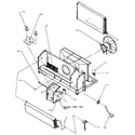 Amana PTC07425J/P1169116R miscellaneous chassis assembly parts diagram