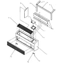 Amana PTC09435J/P1169118R front assembly diagram