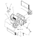 Amana PTH09335JD/P1169402R miscellaneous chassis assembly parts diagram