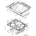 Amana ART661E-P1142629N maintop assembly diagram