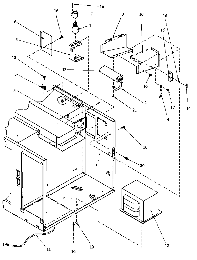 Amana AOR27DEW-P1172501S electrical parts and components (mm659e/p1177101mz) (mm659e/p1177103mz) (mm659w/p1177102mz) (mm659w/p1177104mz) diagram