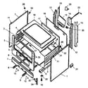 Caloric RLS270UW/P1142924N cabinet assembly diagram