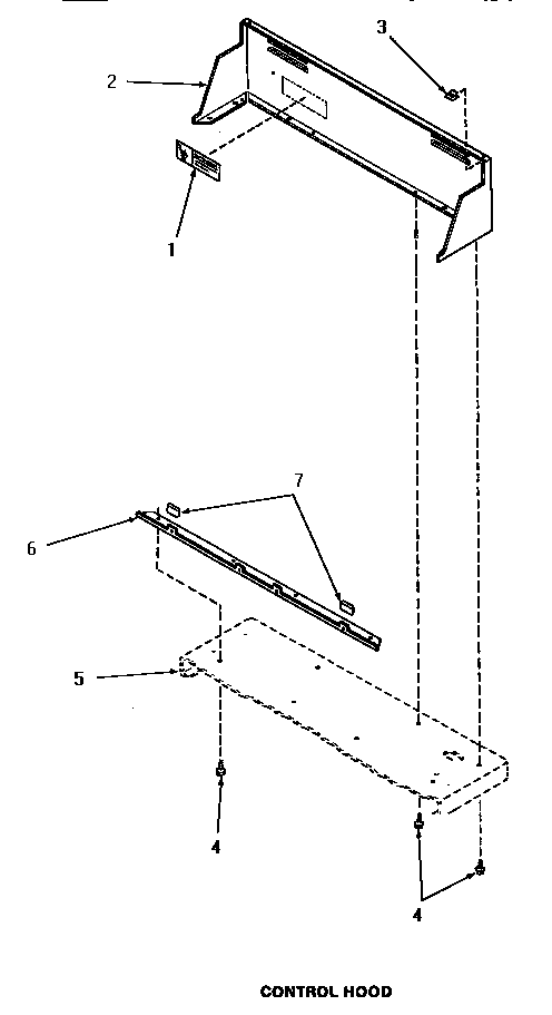 Speed Queen HE5330 control hood diagram