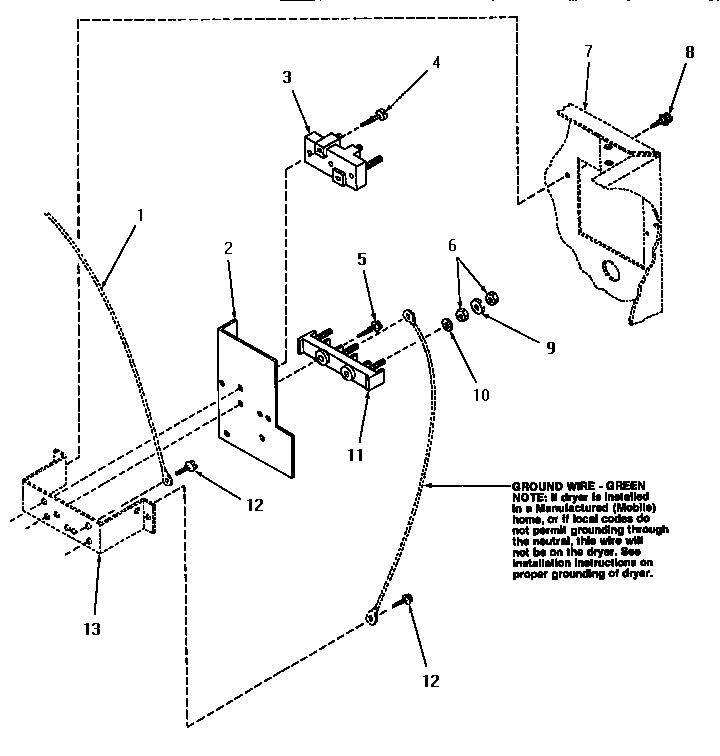 Speed Queen HE4330 terminal block diagram
