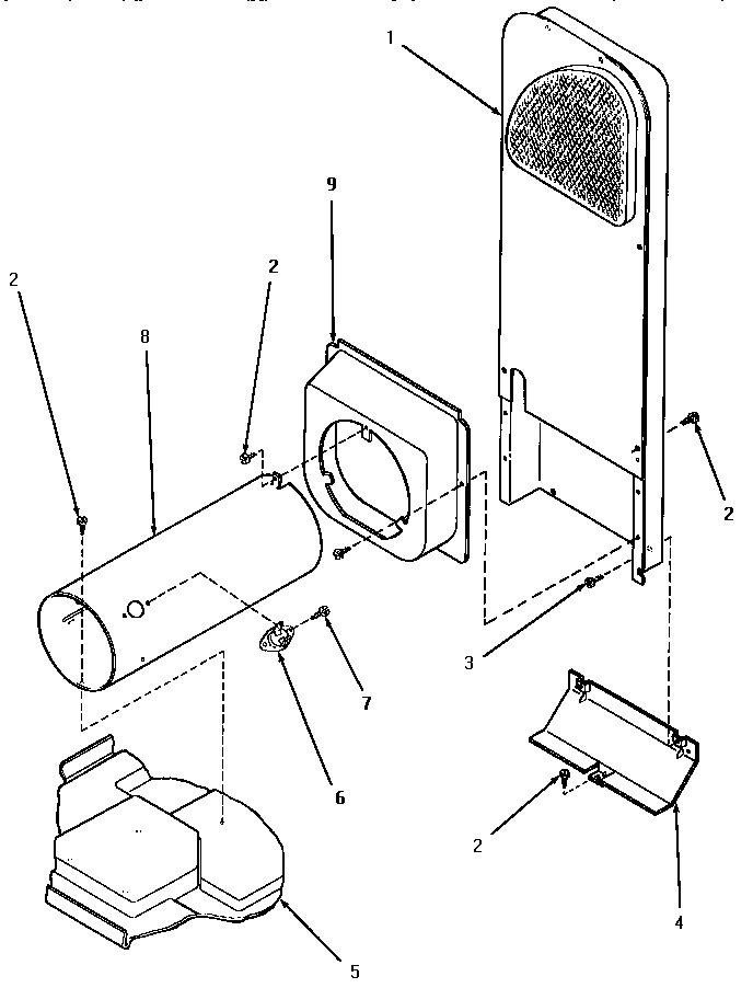 Speed Queen KG6539 heater box diagram