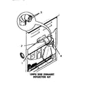 Speed Queen FG3240 159p3 side exhaust deflector kit diagram