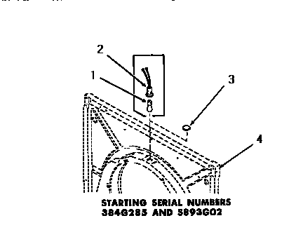 Speed Queen DE3791 drum light & cover plate diagram