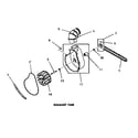 Speed Queen DE3670 exhaust fan diagram