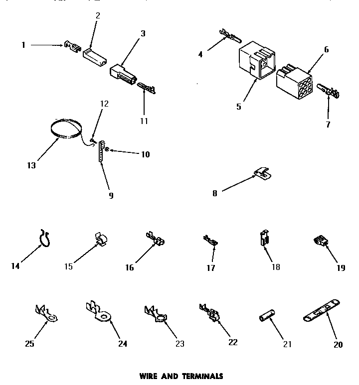 Speed Queen DG6270 wire & terminals diagram