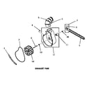 Speed Queen DE6050 exhaust fan diagram