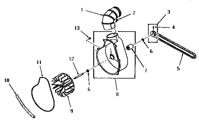 Speed Queen FE9171 exhaust fan diagram