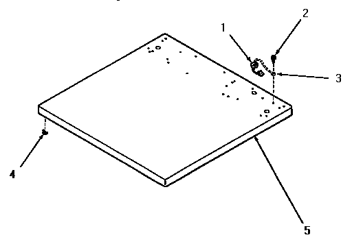 Speed Queen FE3850 cabinet top diagram