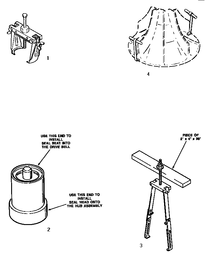 Speed Queen AA5420 special tools diagram