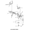 Speed Queen HA6470 switch & bracket assembly diagram